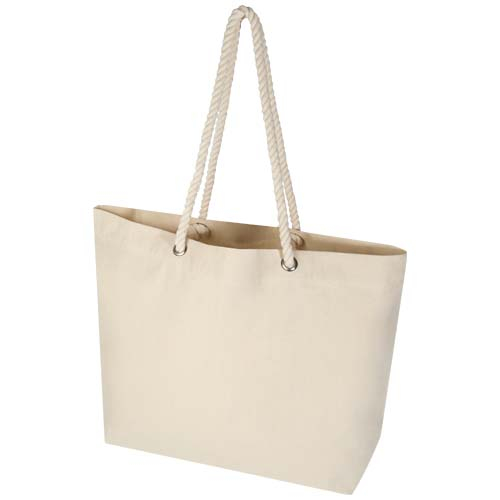 Tote bag de plage personnalisé coton recyclé 270g Florida Naturel et Naturel